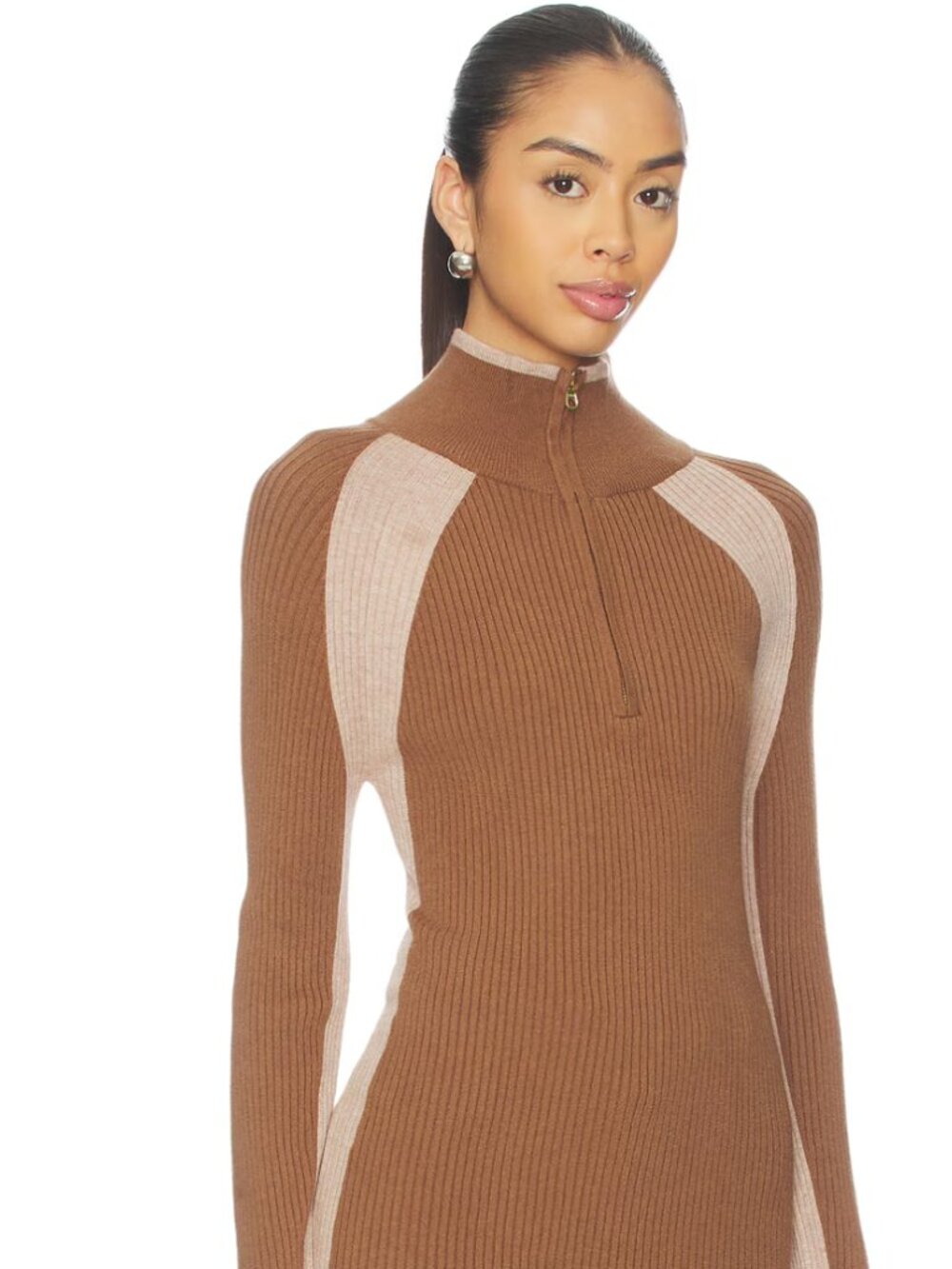 NWT Varley Bellings Half Zip Knit Top / S